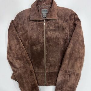 JohnPaulRichard Taupe Suede Jacket
